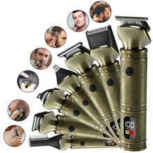 Load image into Gallery viewer, Hair trimmer all in one 7 blades hair clipper electric baber haircut machine body hair removal nose trimmer set for Men
