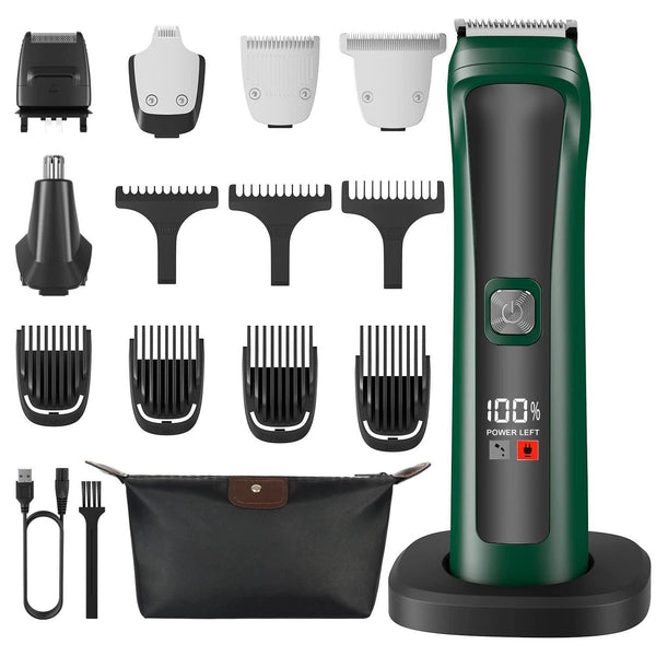 Hatteker 5-in-1 Pro Hair Clipper Set | USB Charging Hair Trimmer for Men - HATTEKER