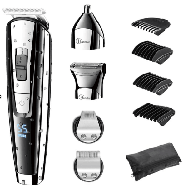 HATTEKER professional hair trimmer waterproof 5 in1 RFC-588 - HATTEKER