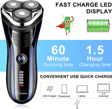 Load image into Gallery viewer, Hatteker Electric Shaver Razor Beard Trimmer for Men Pop-Trimmer Waterproof - HATTEKER

