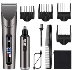 Hatteker Clipper Cordless Hair Beard Nose Hair Trimmer Waterproof RFC 69102 - HATTEKER