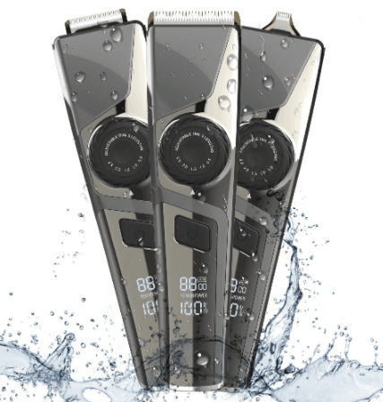 HATTEKER Professional Hair Trimmer Waterproof Men grooming kit Ceramic Blade 30903 - HATTEKER