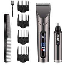 Load image into Gallery viewer, Hatteker Clipper Cordless Hair Beard Nose Hair Trimmer Waterproof RFC 69102 - HATTEKER
