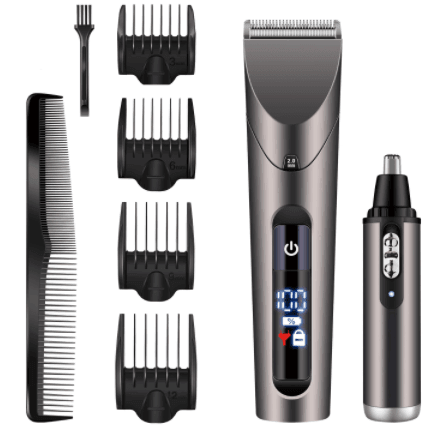 Hatteker Clipper Cordless Hair Beard Nose Hair Trimmer Waterproof RFC 69102 - HATTEKER