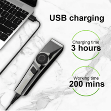 Load image into Gallery viewer, HATTEKER Professional Hair Trimmer Waterproof Men grooming kit Ceramic Blade 30903 - HATTEKER
