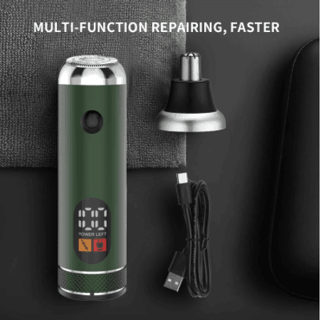 HATTEKER T-blade Hair Clippers 2 in 1 Nose trimmer Electric Hair Cut Machine Cordless - HATTEKER