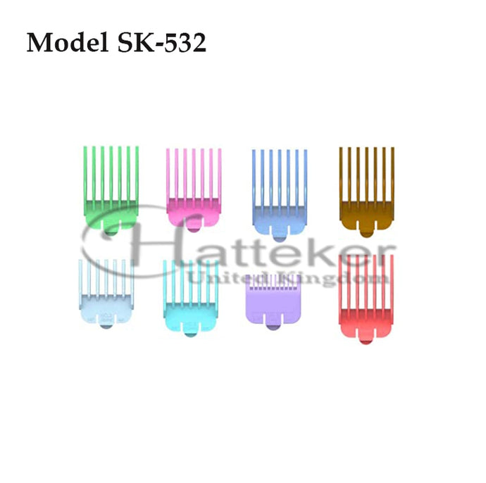 Adjustable Comb Set Color Guide  Limit 8 Pcs For Hatteker SK-532