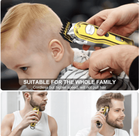 HATTEKER Professional Trimmer Beard Precision Long Hair Waterproof