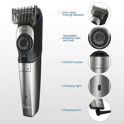 Hatteker Profession Hair Clipper Adjustable Hair Cutter 5 in 1 RFC-5917 - HATTEKER