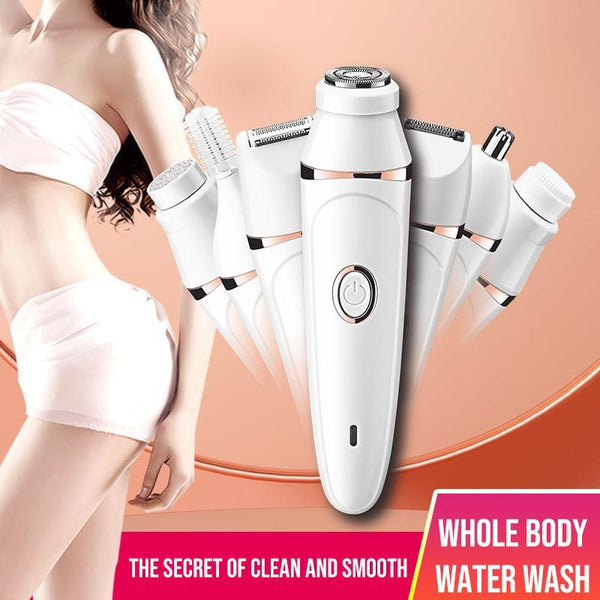 Electric Epilator For Women 7 in 1  Hair Remover Body Area Facial/Nose/Eyebrow/ /Leg/Armpit Shaver Rechargeable Waterproof - HATTEKER