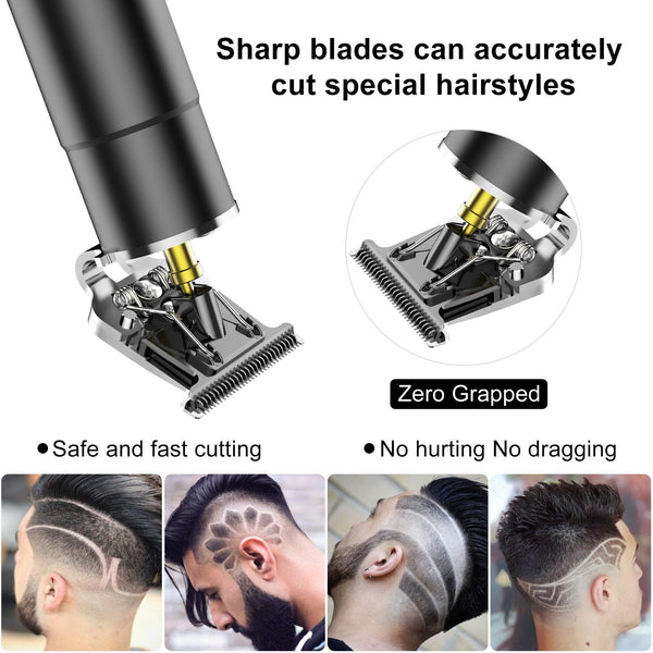 HATTEKER Hair Clipper Trimmer for Men Cordless Beard Trimmer - HATTEKER