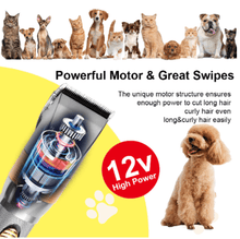Load image into Gallery viewer, HATTEKER  12V High Power Pet Clipper Electric Grooming Trimmer Haircut Shaver - HATTEKER
