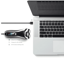Load image into Gallery viewer, HATTEKER Facial Electric Razor for Men Wet Dry Rotary - HATTEKER
