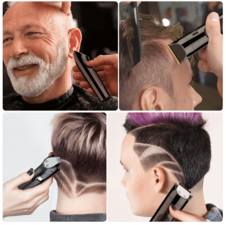 Hatteker 4 in 1 professional electric hair clipper Waterproof RFC-69104 - HATTEKER
