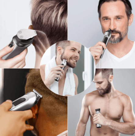 HATTEKER Brand Hair Clipper Waterproof Man's Barber 5 in 1 RFC 591805 - HATTEKER
