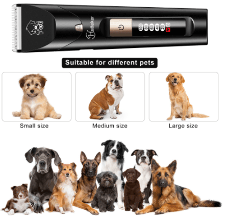 HATTRKER Pet Hair Clipper Professional Rechargeable Grooming Cutters for Animal Barber Scissors SK691 - HATTEKER
